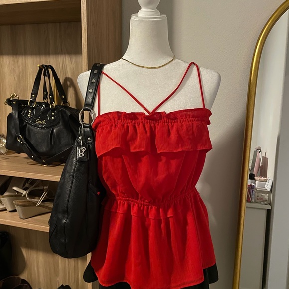 H&M Scarlet Ruffled Blouse - Picture 3 of 3